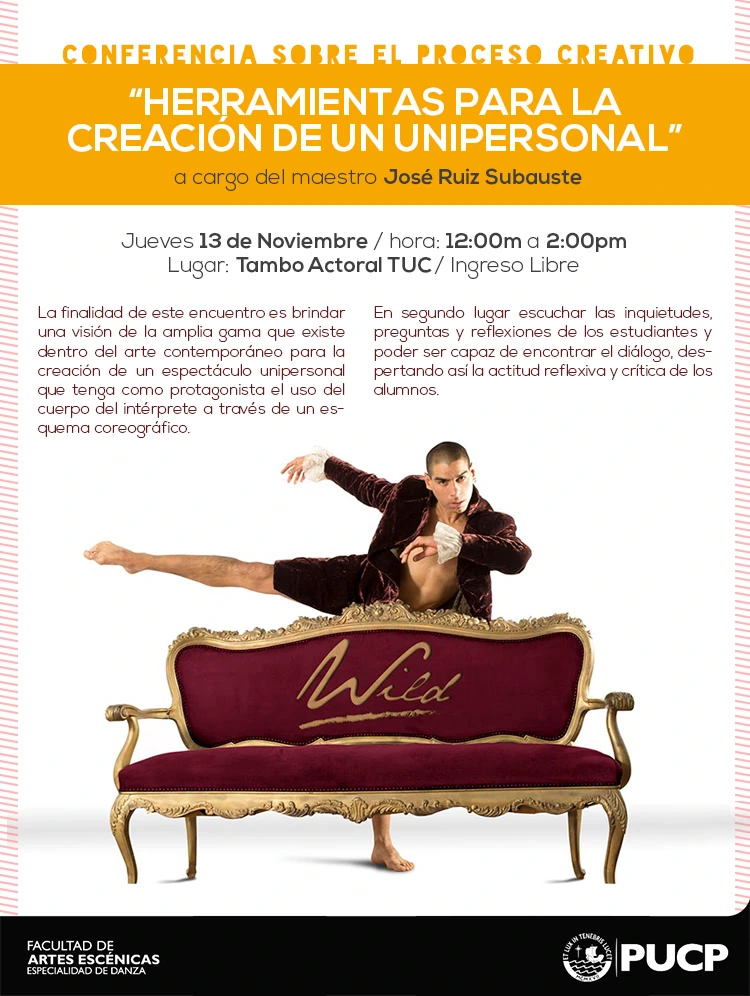 Conferencia “Herramientas para la creación de un unipersonal” (2014)