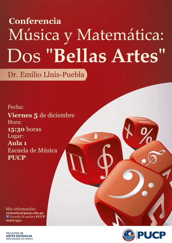 Conferencia Música y Matemática: Dos "Bellas Artes" (2014)
