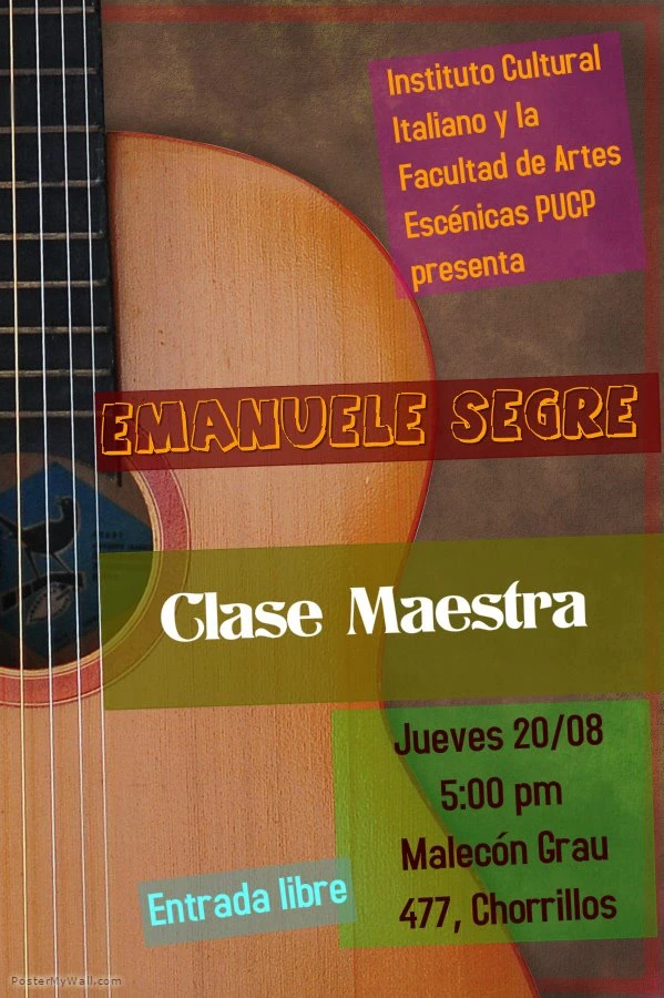 Clase Maestra de Emanuele Segre (2015)