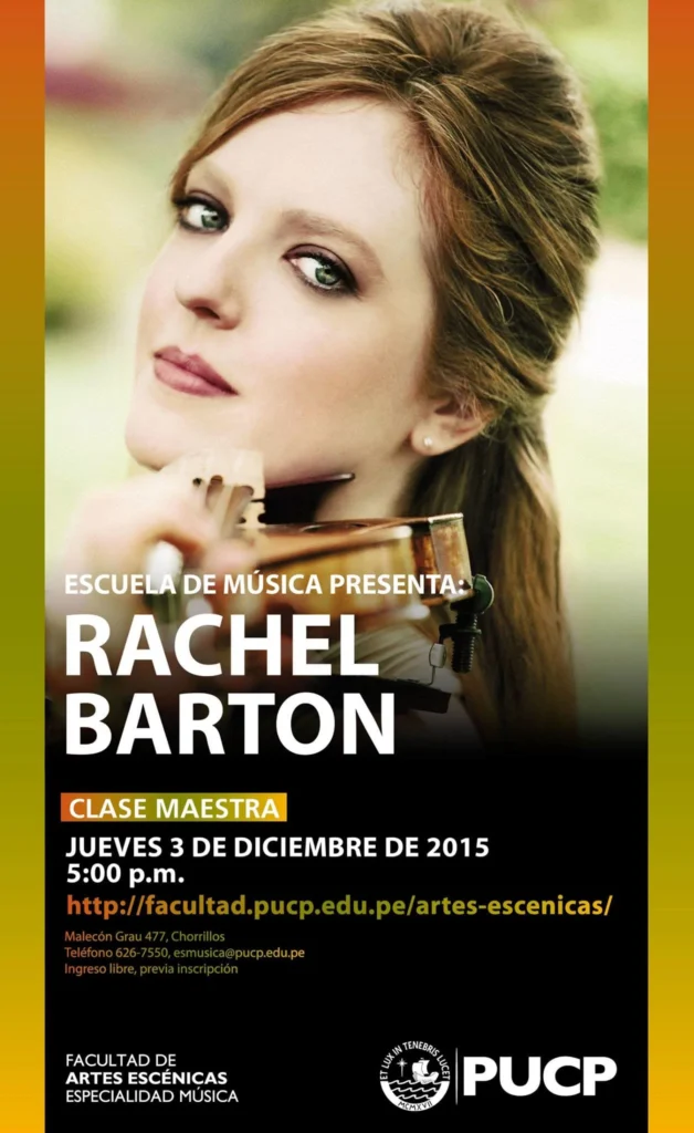 Clase Maestra con Rachel Barton (2015)