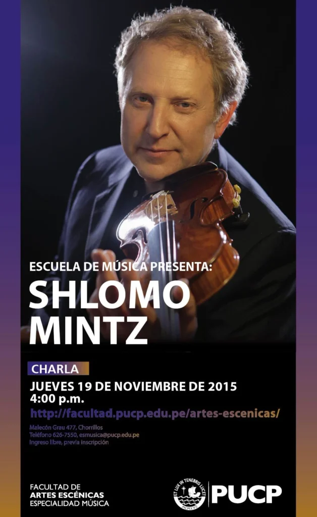 Charla con Shlomo Mintz (2015)