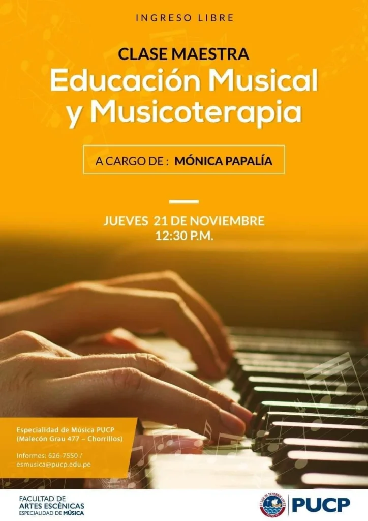 Clase Maestra Educación Musical y Musicoterapia (2019)