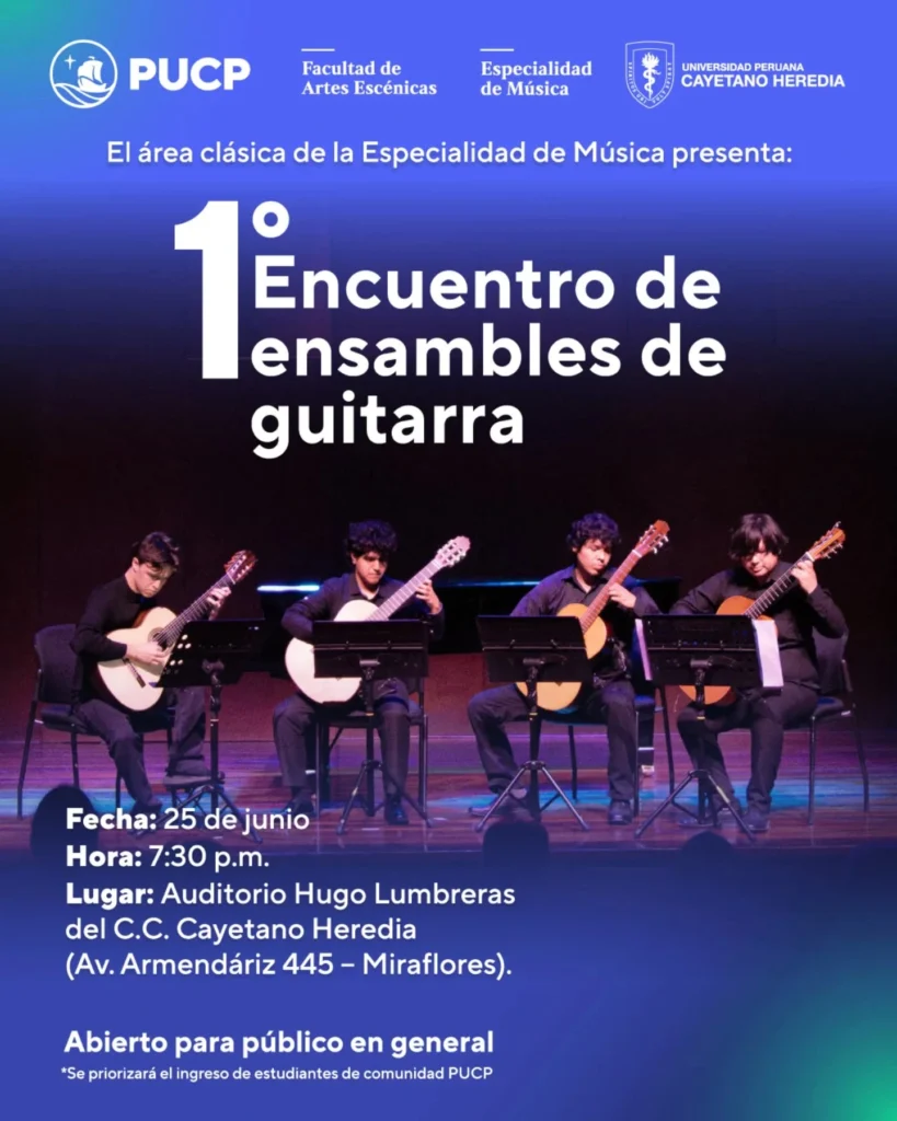1° Encuentro de ensambles de guitarra (2025)