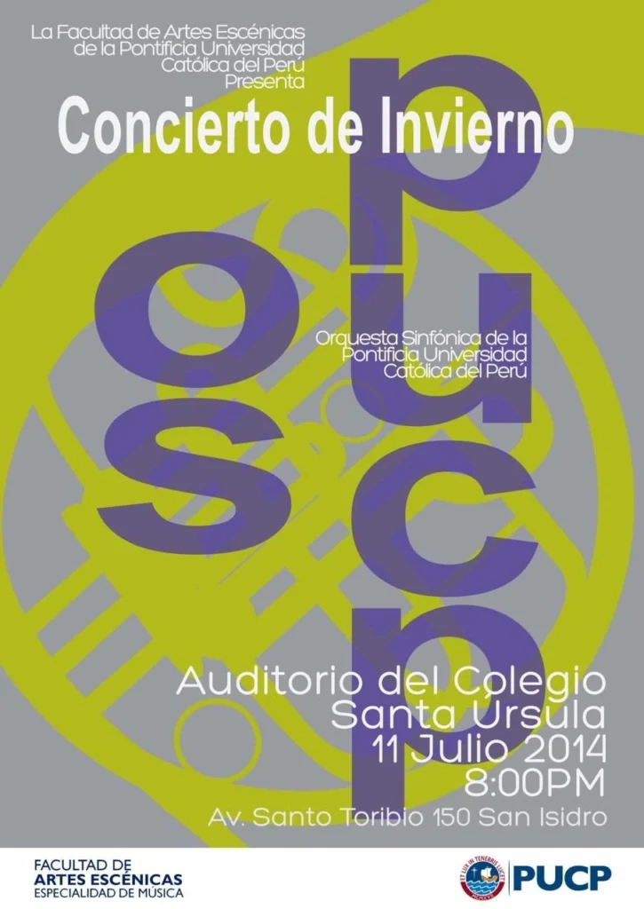 Concierto de Invierno - Orquesta Sinfónica PUCP (2014)
