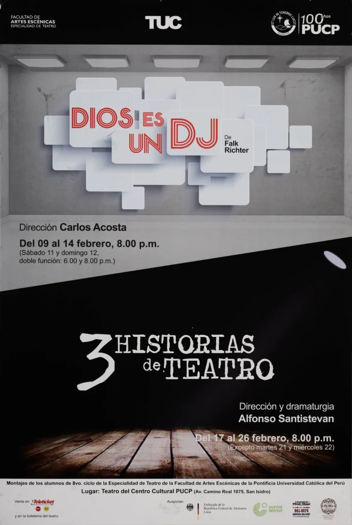 3 historias de teatro - Dios es un DJ (2017)