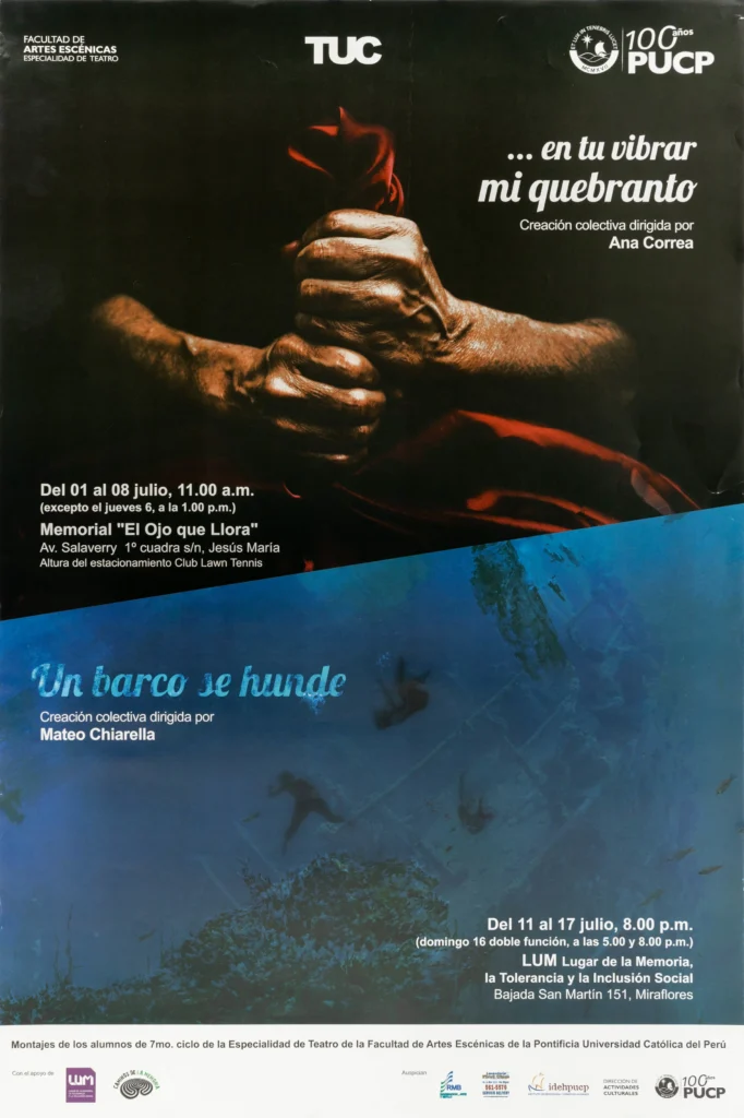…en tu vibrar mi quebranto - Un barco se hunde (2017)