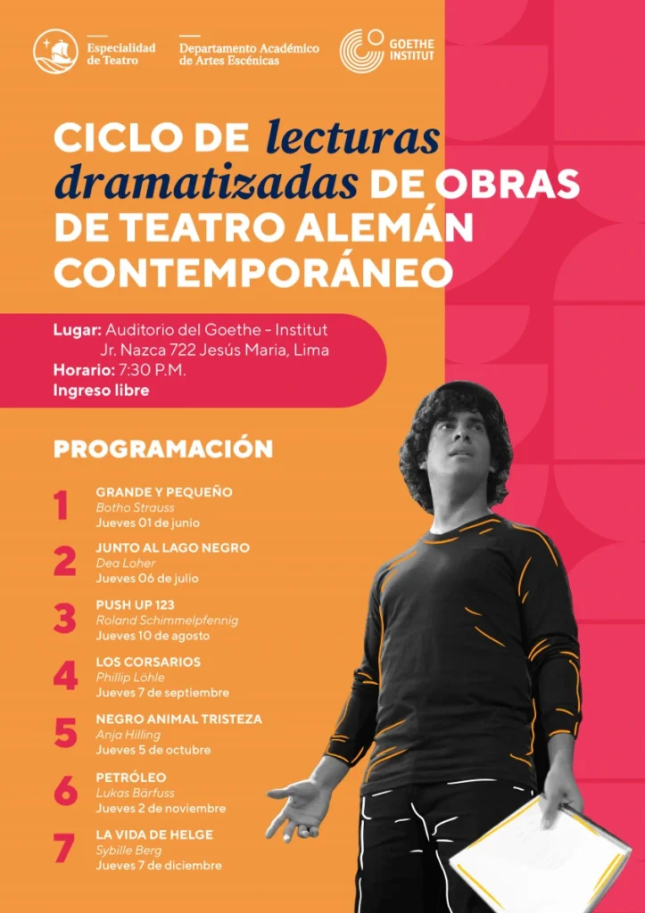 Ciclo de lecturas dramatizadas de obras de teatro alemán contemporáneo (2023)