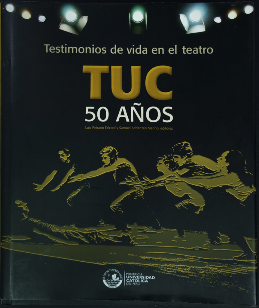 Carátula del libro Testimonios de vida en el teatro (2011)