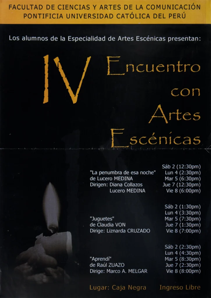 IV Encuentro con Artes Escénicas (2001)