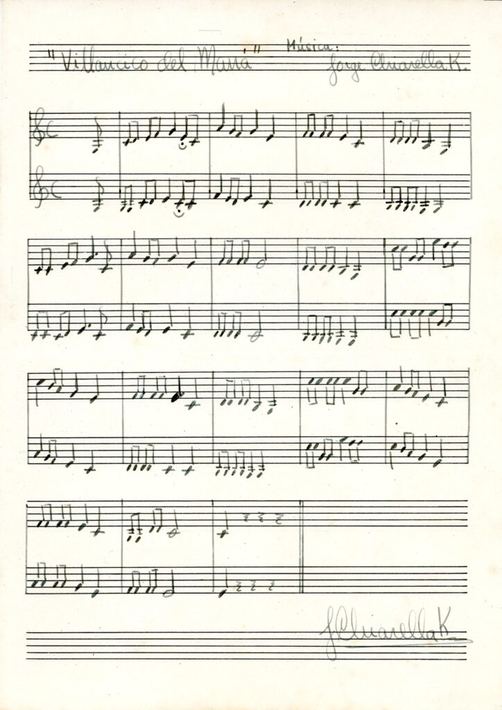Partituras manuscritas (s.f.)