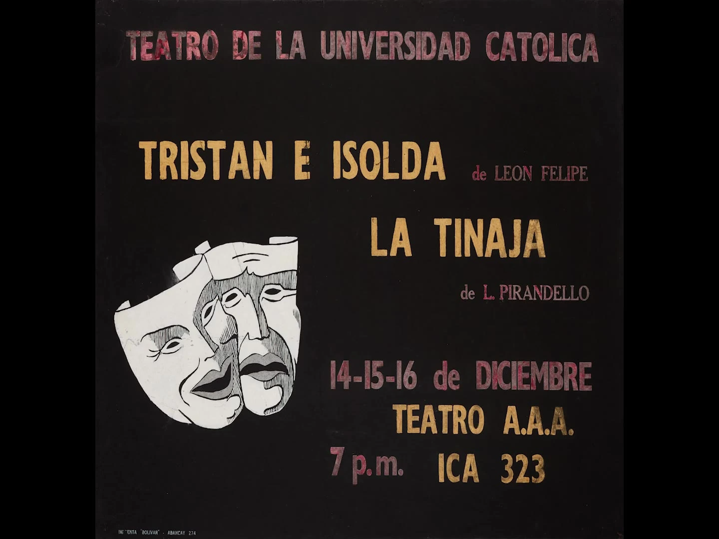 Fotograma del video de afiches del TUC, décadas de 1960 a 1990