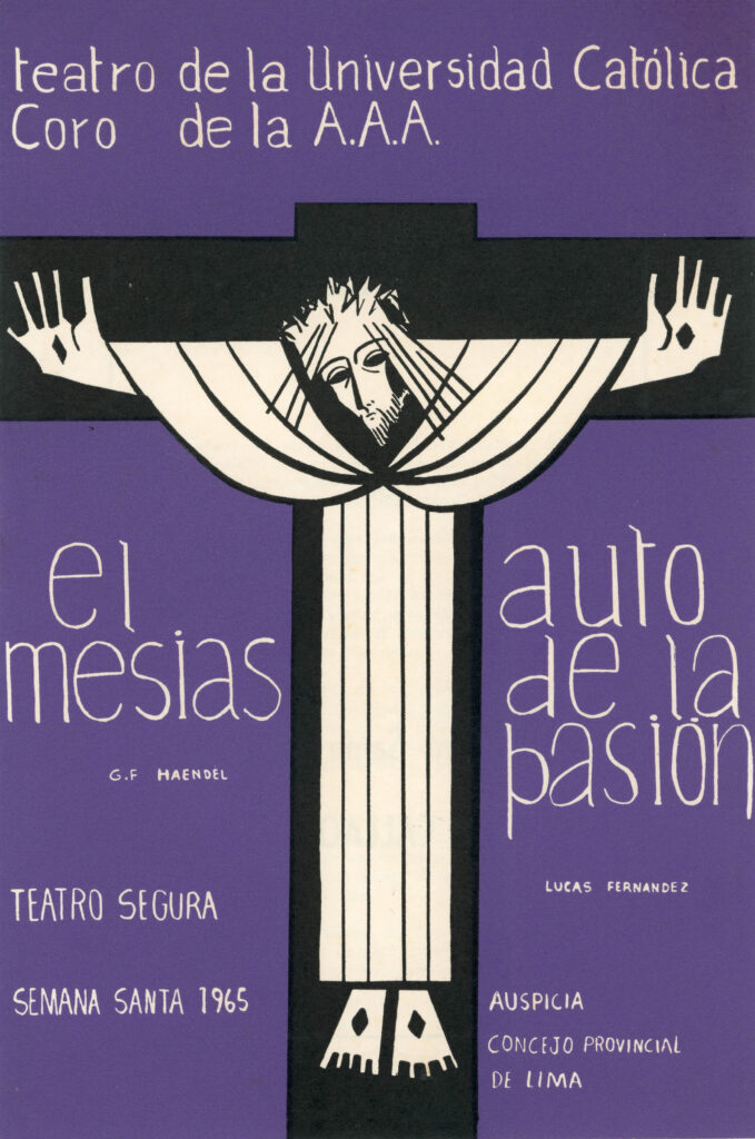 Programa de mano de El Mesías / Auto de la Pasión (1965)